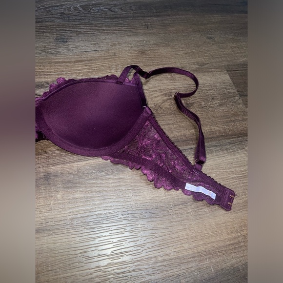 NWOT Savage X Fenty Lightly Lined Lace Purple Bra - Picture 7 of 7